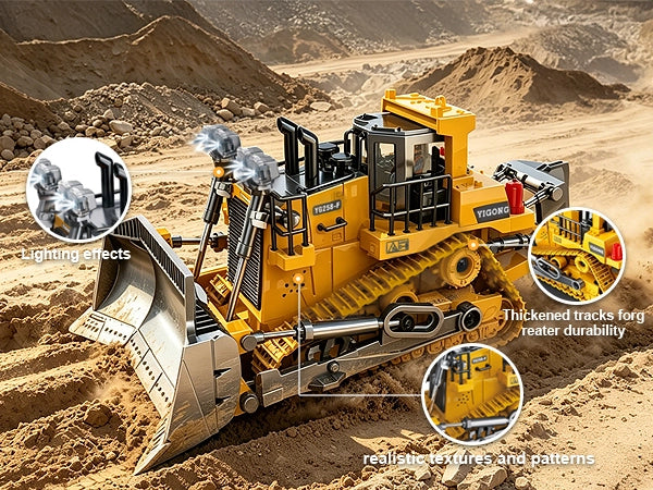 Akeleo RC bulldozer construction toy feature image