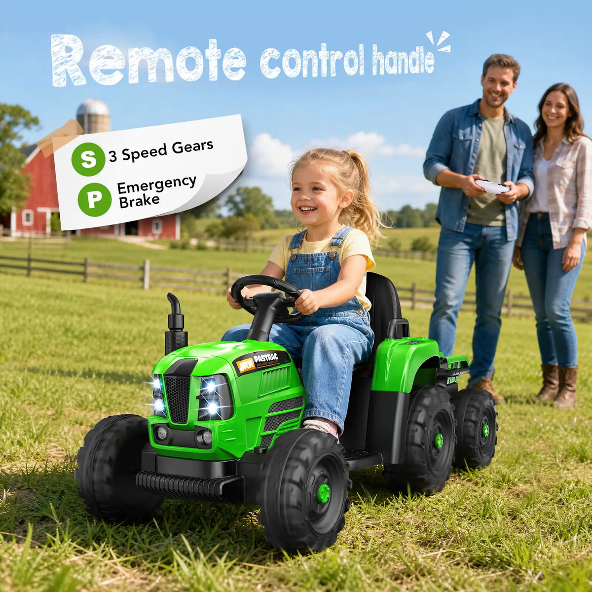 24V Kids Ride-On Tractor