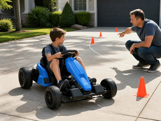 Kids Go Kart Driveway Space Guide for Parents