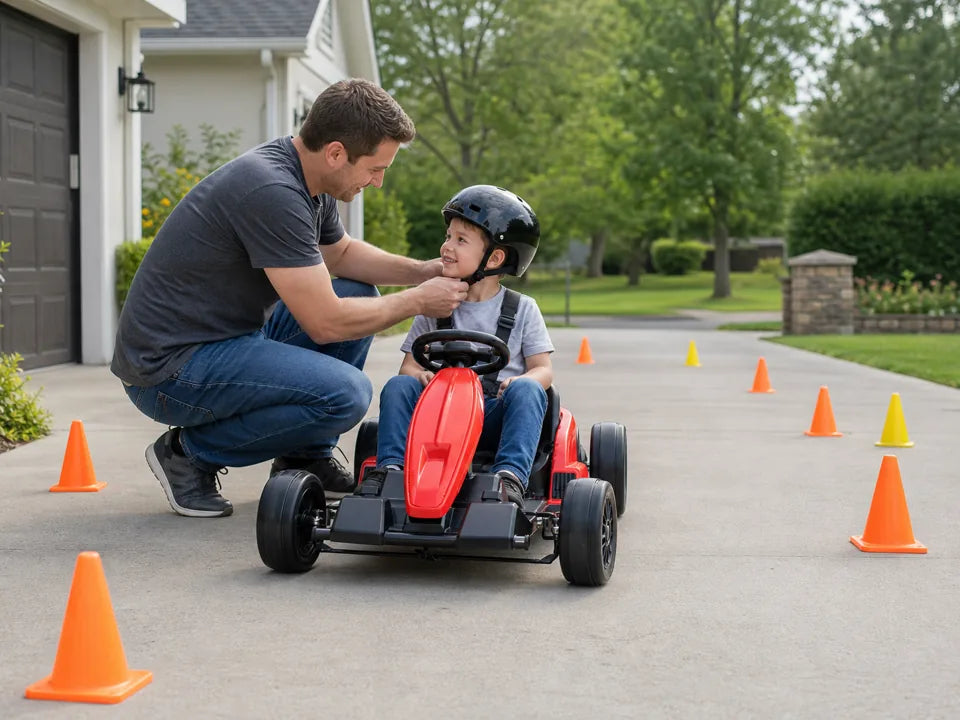 Kids Go-Kart With Seat Belt: Parent Practice Guide