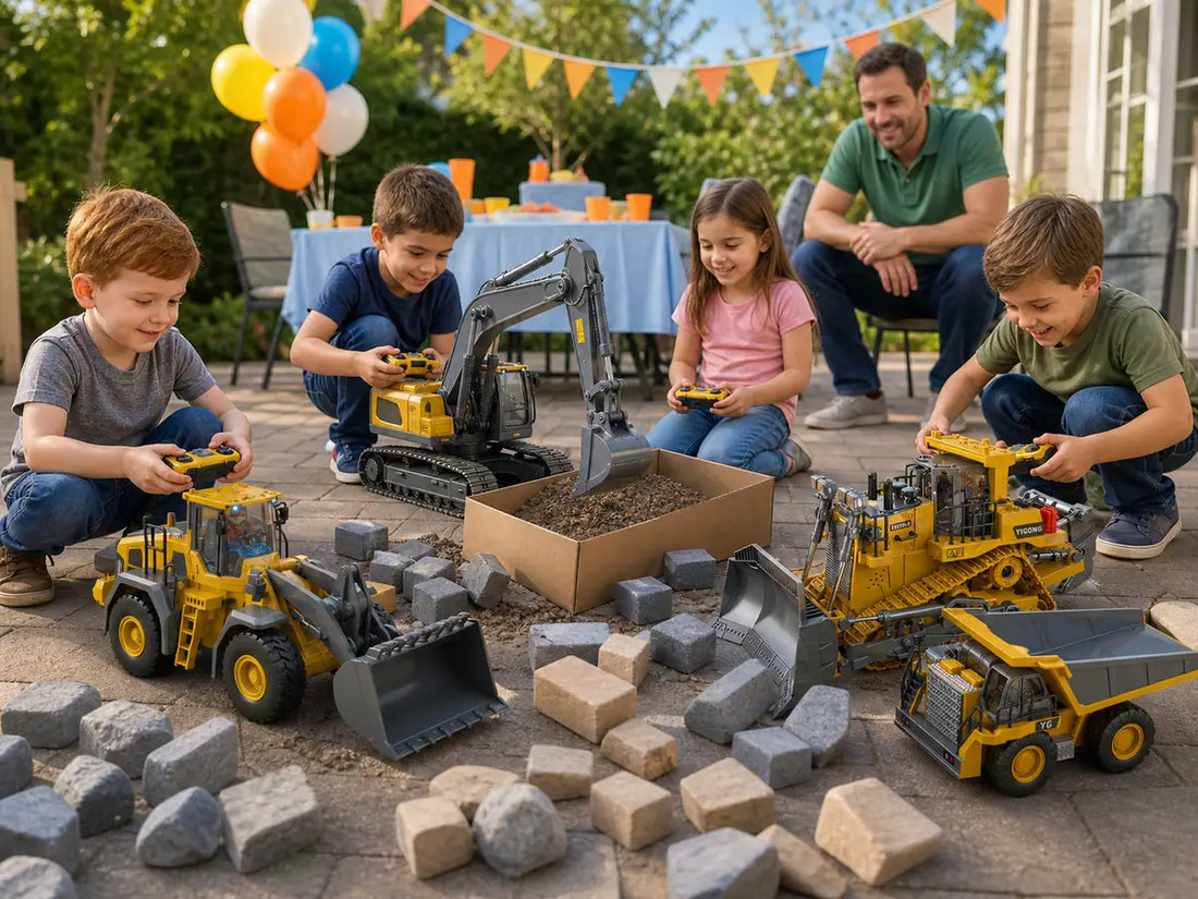 RC Construction Birthday Party Games for Kids: 5 Play Plans