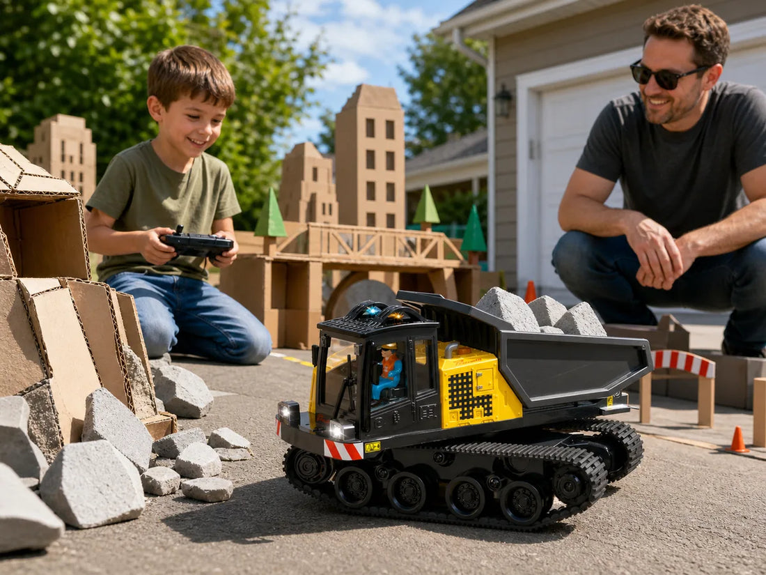 RC Dump Truck Toy for Kids: Hauling Missions and STEM Play