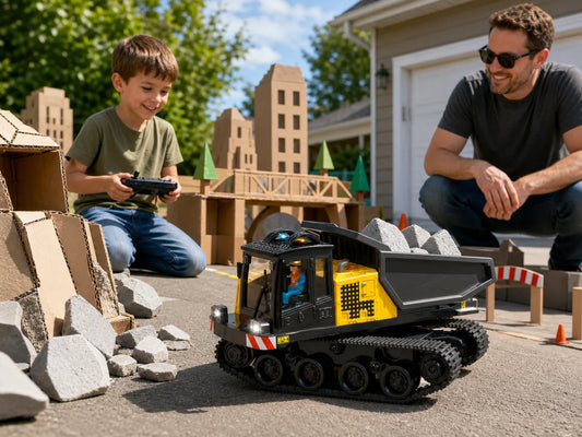 RC Dump Truck Toy for Kids: Hauling Missions and STEM Play