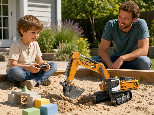 RC Excavator Toy for Kids: Parent Guide to STEM Missions