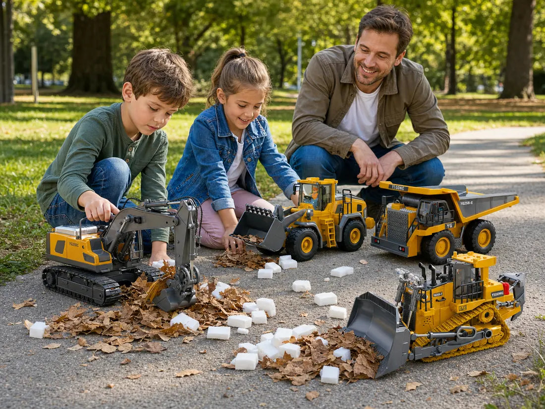 RC Excavator vs Bulldozer vs Dump Truck Toys: Parent Guide