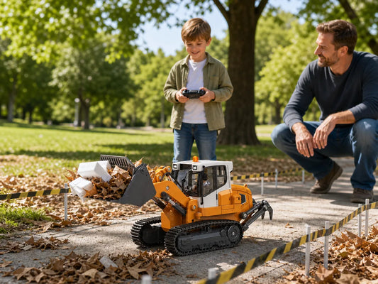RC Loader Toy for Kids: Scoop, Carry and Build Missions