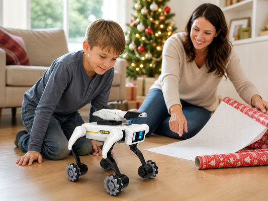 Robot Dog Christmas Gift for Kids Ages 6+ First Play Guide
