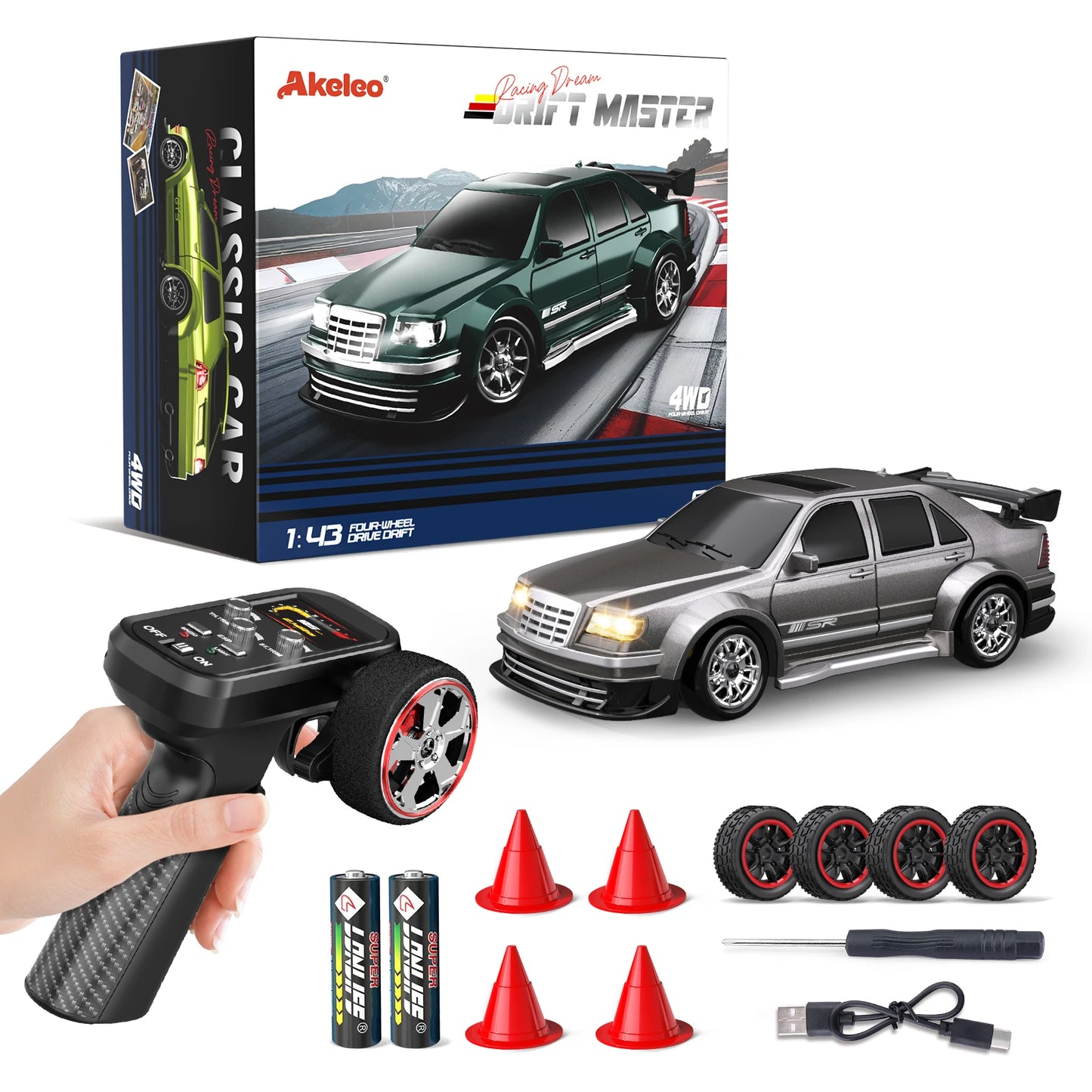 Akeleo 1/43 Mini RC Drift Car
