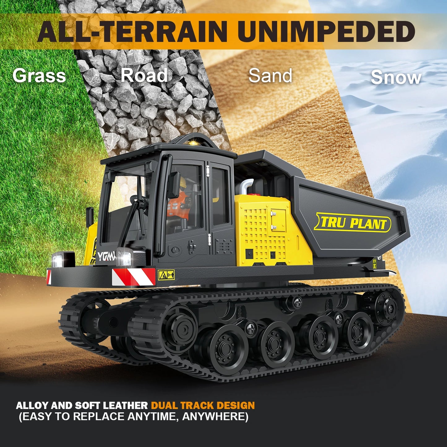 3-in-1 RC Excavator Set