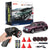 Akeleo 1:43 scale 4WD RC drift car in elegant purple, complete with 2.4GHz remote controller, spare tires, and accessories in a premium gift-ready set.