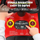 Akeleo electric wiggle car control panel with music, Bluetooth, light switch, volume, USB, and MP3 controls